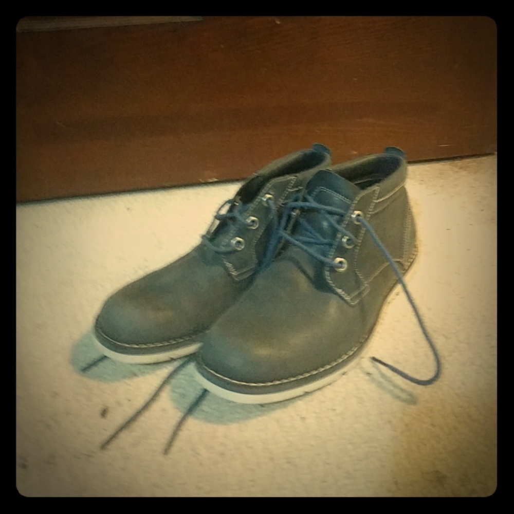 Timberlands blue 7.5